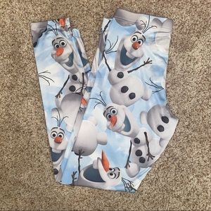 *NWOT* | disney’s “frozen” olaf leggings | large